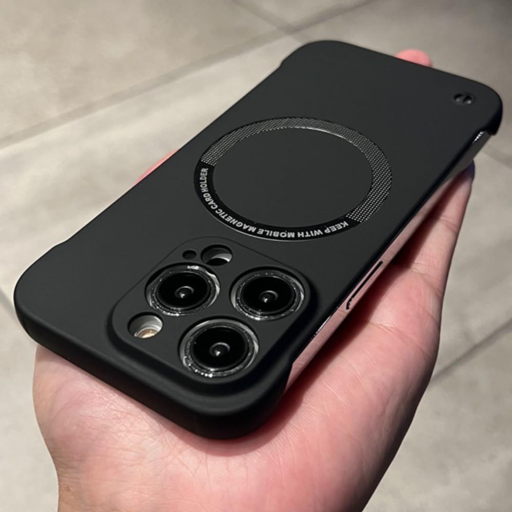 Amazon.co.jp: スリムフレームレスマグネット式ワイヤレス充電ケース